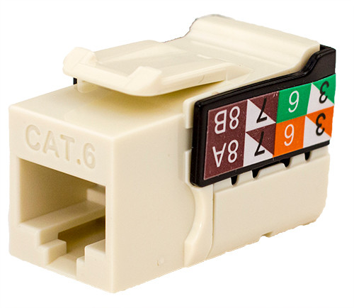 Vertical Cable 352-V2712/AL Cat6 Almond Keystone Jack