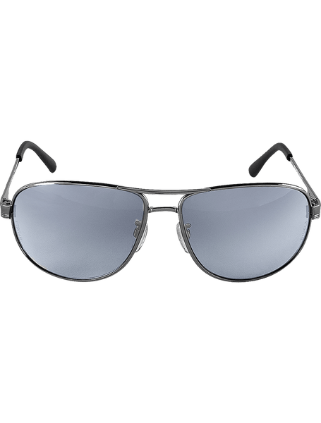 Bullhead Safety BH24217 Acero Silver Mirror Lens, Gunmetal Frame Safety Glasses