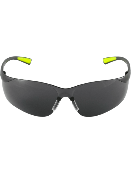Bullhead Safety BH2143AF Bass Smoke Anti-Fog Lens, Frosted Black Frame Safety Glasses