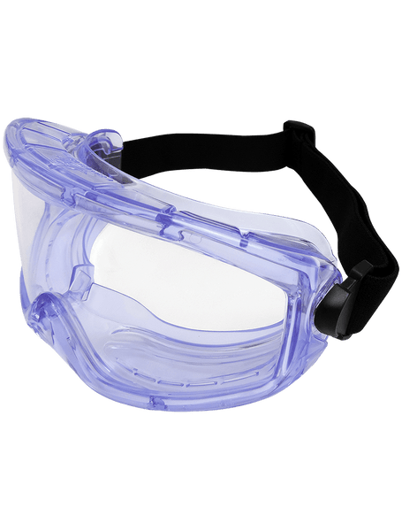 Bullhead Safety BH191AF BG3 Clear Anti-Fog Slotted Indirect Vented Wide-View Chemical Splash Goggles