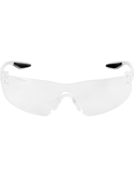 Bullhead Safety BH2811AF Discus Clear Anti-Fog Lens, Frosted Clear Frame Safety Glasses