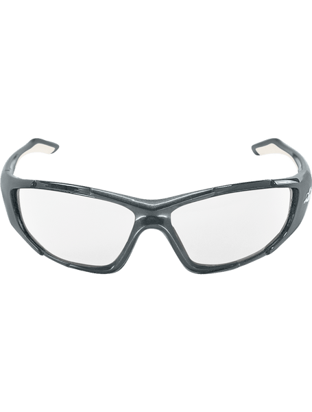 Bullhead Safety BH1291AF Javelin Clear Anti-Fog Lens, Shiny Pearl Gray Frame Safety Glasses