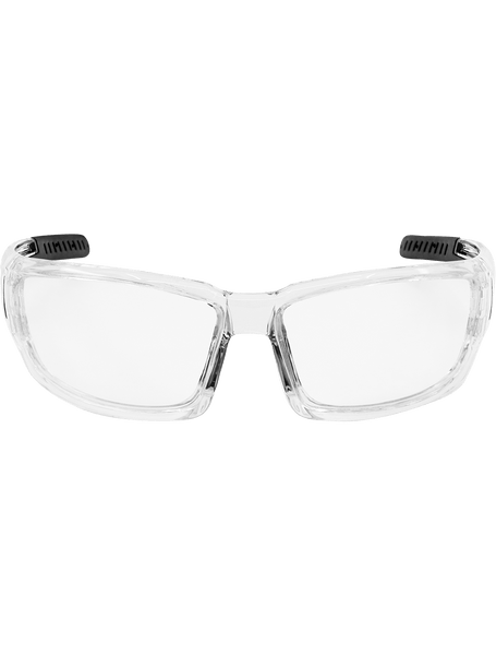 Bullhead Safety BH1411AF Maki Clear Anti-Fog Lens, Crystal Clear Frame Safety Glasses