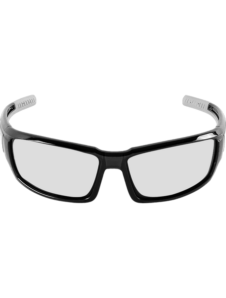 Bullhead Safety BH1431AF Maki Clear Anti-Fog Lens, Crystal Black Frame Safety Glasses