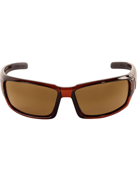 Bullhead Safety BH1478AF Maki Brown Anti-Fog Lens, Crystal Brown Frame Safety Glasses