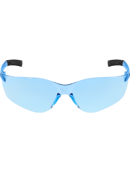 Bullhead Safety BH525 Pavon Light Blue Lens, Frosted Blue Frame Safety Glasses