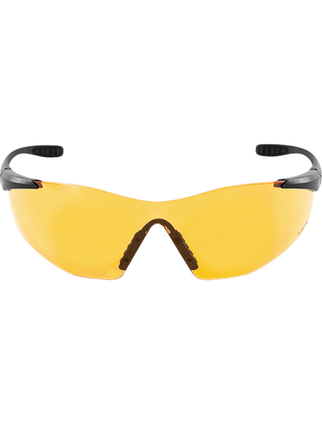 Bullhead Safety BH7615AF Snipefish Orange Anti-Fog Lens, Matte Black Frame Safety Glasses