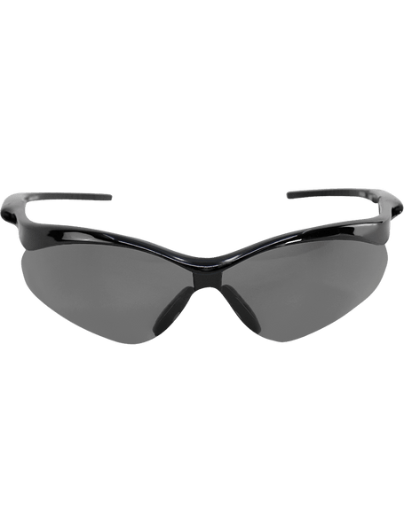 Bullhead Safety BH2253 Spearfish Smoke Lens, Shiny Black Frame Safety Glasses