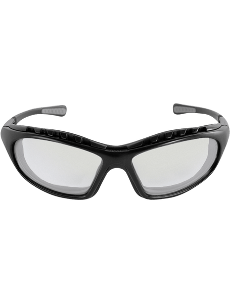 Bullhead Safety BH1366AF Steelhead Indoor/Outdoor Anti-Fog Lens, Matte Black Frame Safety Glasses