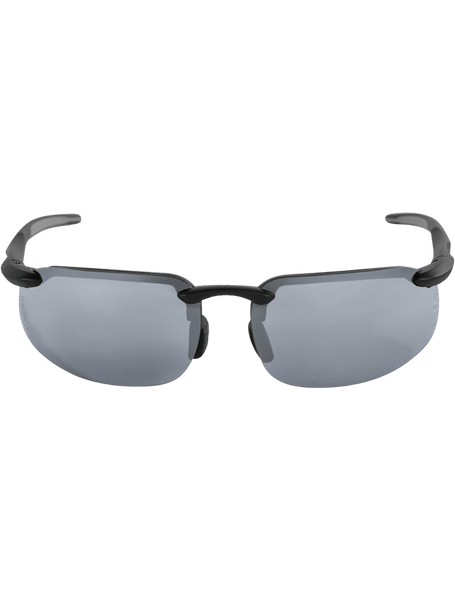 Bullhead Safety BH1067 Swordfish Silver Mirror Lens, Matte Black Frame Safety Glasses