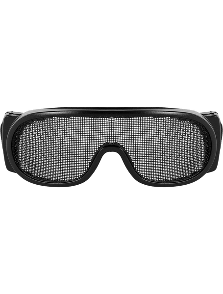 Bullhead Safety BH2962 Wire Mesh Lens, Matte Black Frame Safety Goggles