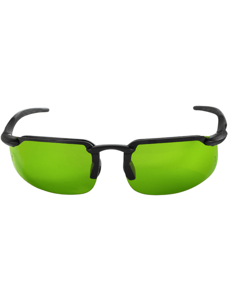 Bullhead Safety BH10616AF Swordfish Green IR Shade 2.5 Anti-Fog Lens, Matte Black Frame Safety Glasses