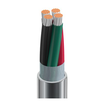 Belden 9418 0605000 18AWG 4 Conductor Chrome Multi-Conductor Cable