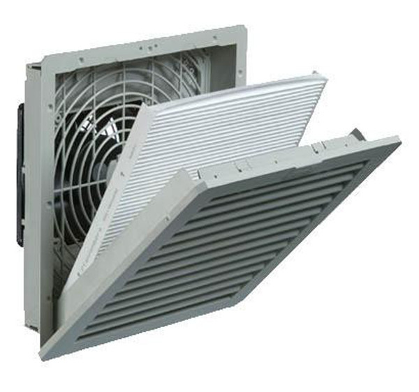 Pfannenberg 11642104054 PF 42500 230V Reverse Flow Type 12 Filterfan (Light Gray)