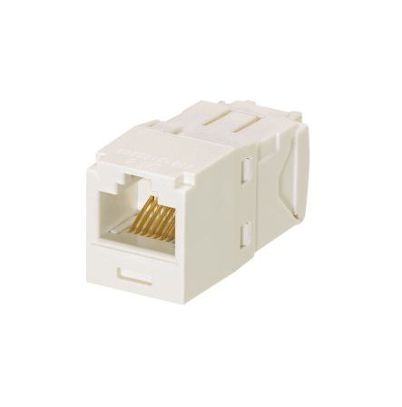 Panduit CJ688TGAW Mini-Com UTP RJ45 Cat6 Arctic White Jack Module