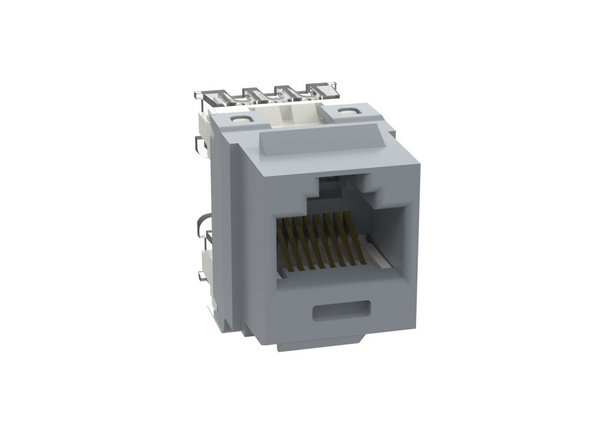 Panduit NK688MIG-Q Cat6 Gray Punchdown Keystone Jack Module, 25 Pack