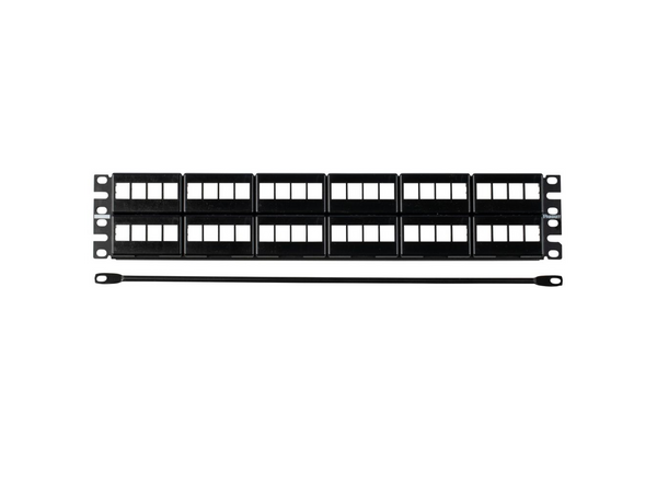 Panduit NKFP48KSRBSY 48-Port NetKey Patch Panel