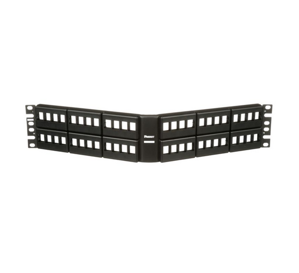 Panduit NKFPA48 48-Port NetKey Angled Patch Panel