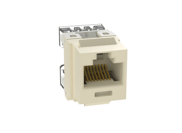 Panduit NKP5E88MEI Electric Ivory NetKey Cat5E Punchdown Jack
