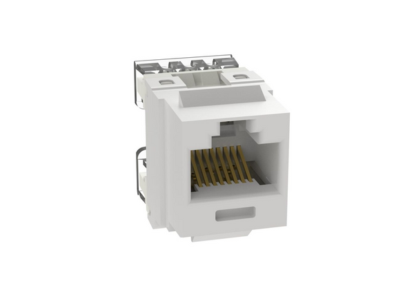 Panduit NKP5E88MWH-Q White NetKey Cat5E Punchdown Jack, 25 Pack