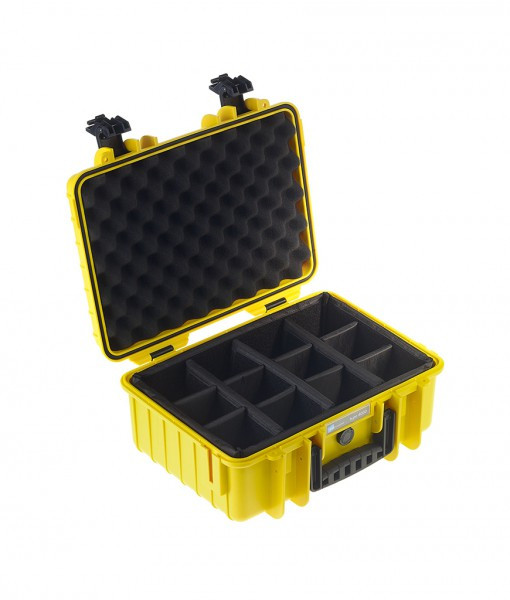 B&W 4000/Y/RPD Type 4000 Yellow Outdoor Waterproof Case
