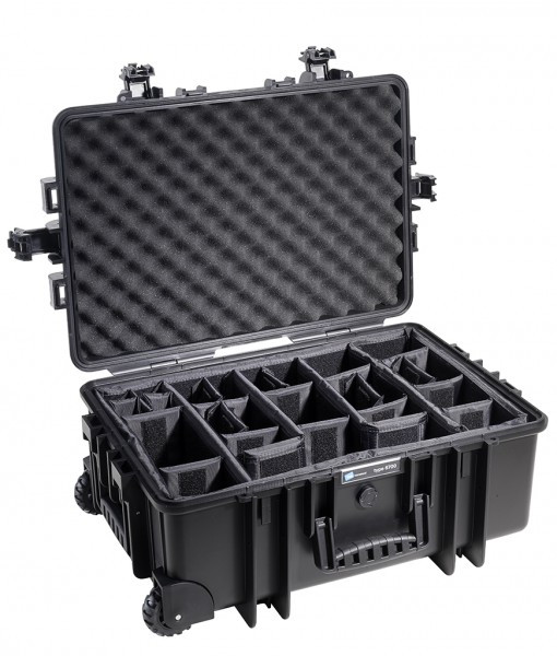 B&W 6700/B/RPD Type 6700 Black Outdoor Waterproof Case