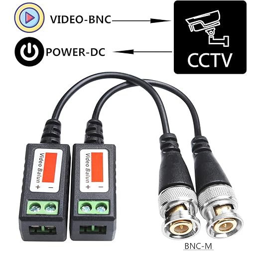SES PVBC Passive Video Balun Connector, 1 Pair