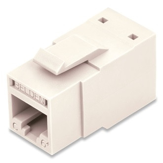 Belden RV6MJKUIV-B24 REVConnect CAT6+ Ivory Modular Jack, 24 Pack