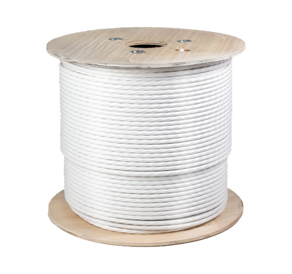 Vertical Cable 064-486/A/WH Cat6A Riser UTP 1000Ft Black Wooden Spool