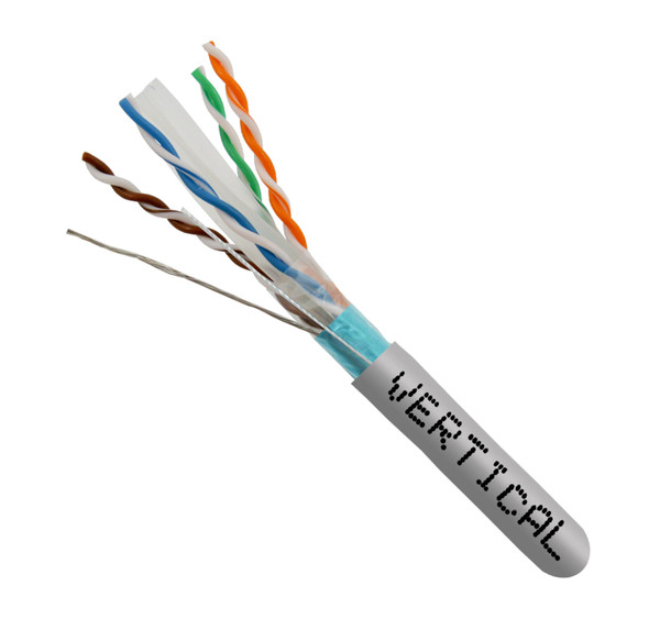 Vertical Cable 062-506/S/GY Cat6 Shielded Riser 1,000Ft Gray Spool