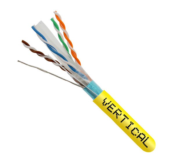 Vertical Cable 062-510/S/YL Cat6 Shielded Riser 1,000Ft Yellow Spool