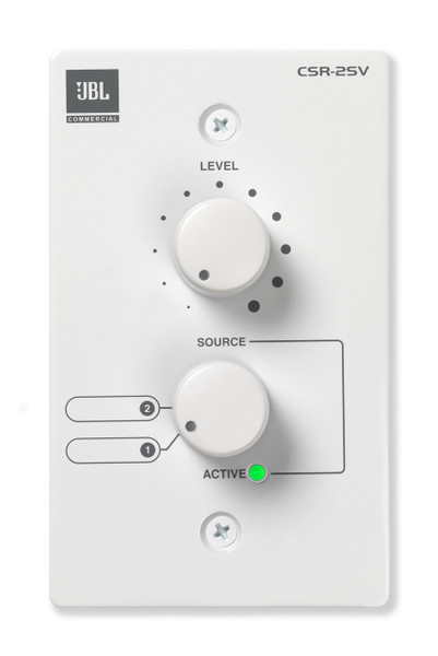 JBL CSR-2SV-WHT Wall-Mounted Remote Control