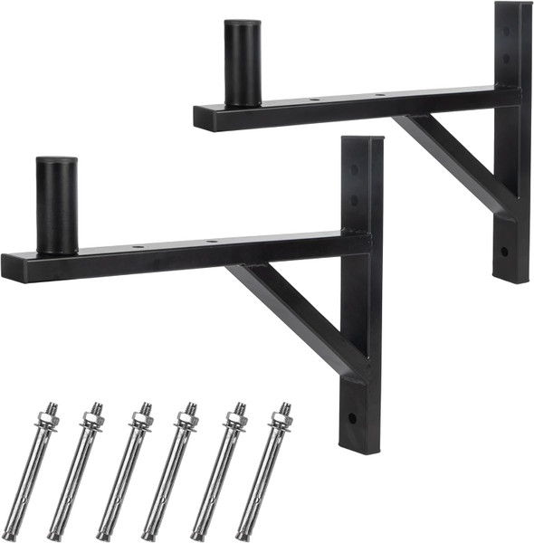 SES Heavy Duty Dual PA Speaker Wall Mount Brackets