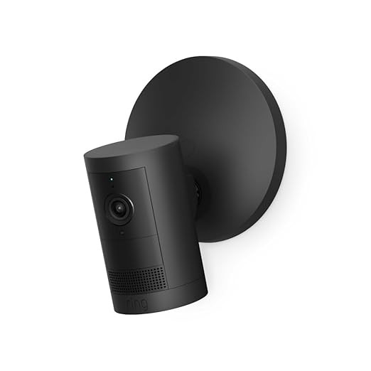 Ring Outdoor Cam Plus, Power over Ethernet - Black