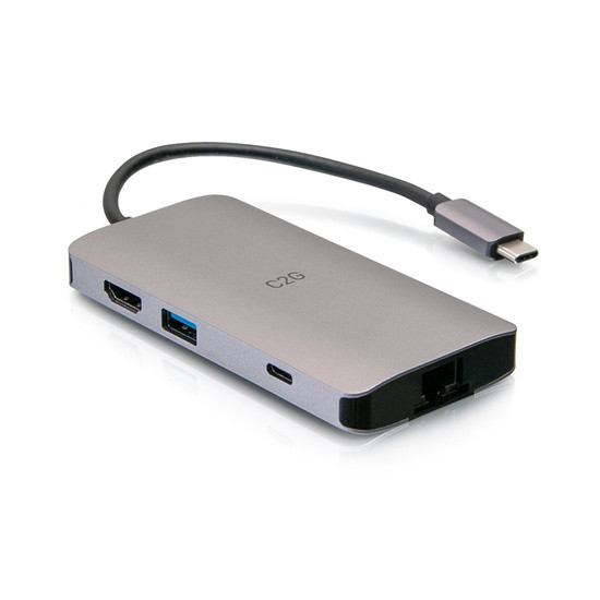 C2G C2G54458 USB-C 8-in-1 Mini Dock