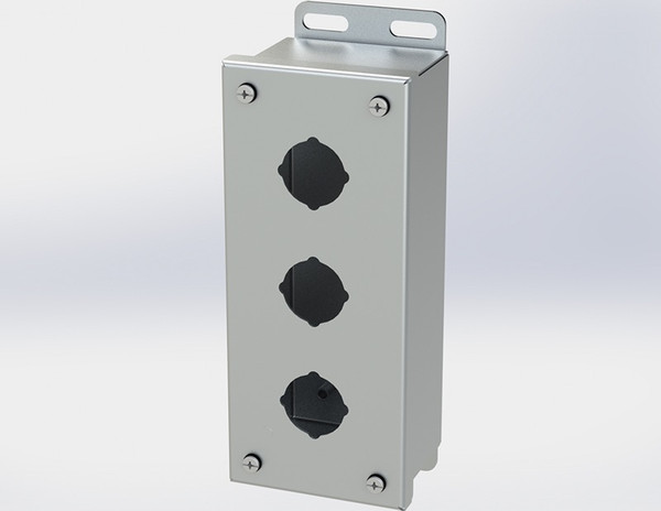 Saginaw SCE-3PBSS Stainless Steel Pushbutton Enclosure