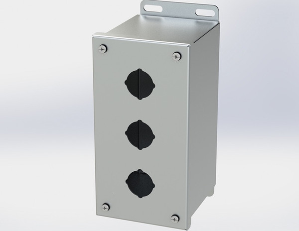 Saginaw SCE-3PBXSS Stainless Steel Pushbutton Enclosure
