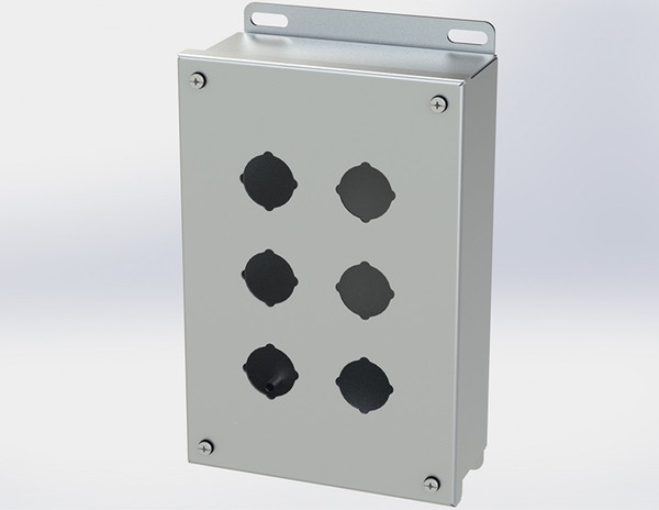 Saginaw SCE-6PBSS Stainless Steel Pushbutton Enclosure