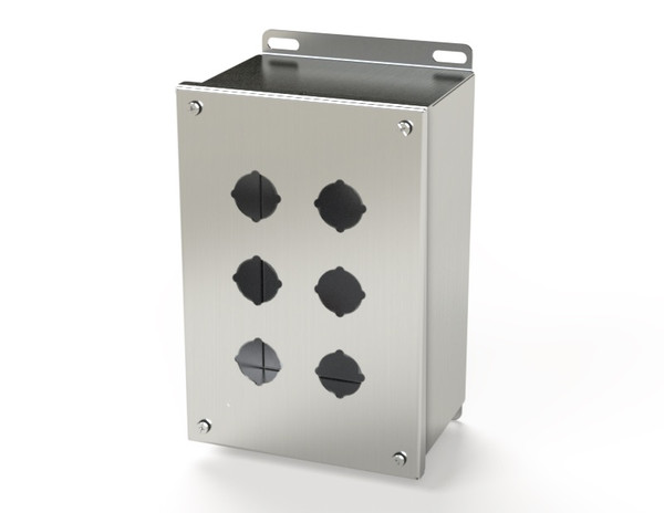 Saginaw SCE-6PBXSS Stainless Steel Pushbutton Enclosure
