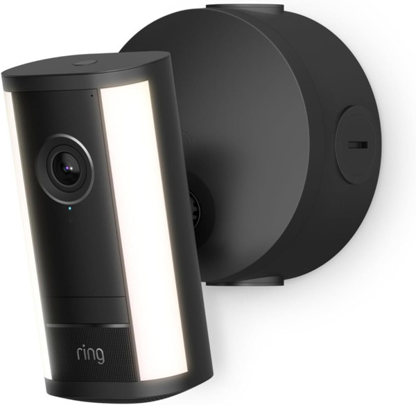 Ring Spotlight Cam Pro, Power over Ethernet - Black