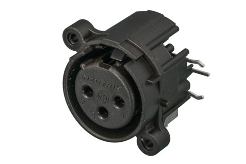 Neutrik NC3FAHR1-0 3 Pole Female XLR Receptacle
