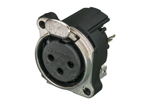 Neutrik NC3FBV1 3 Pole Female XLR Receptacle