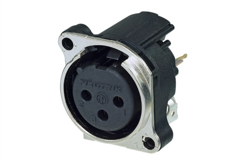 Neutrik NC3FBV1-0 3 Pole Female XLR Receptacle