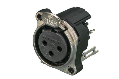 Neutrik NC3FBV2 3 Pole Female XLR Receptacle