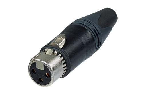 Neutrik NC3FXX-EMC-B 3 Pole Female EMC-XLR Cable Connector