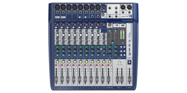 Soundcraft 5049555 Signature 12 12-Input Mixer with Effects
