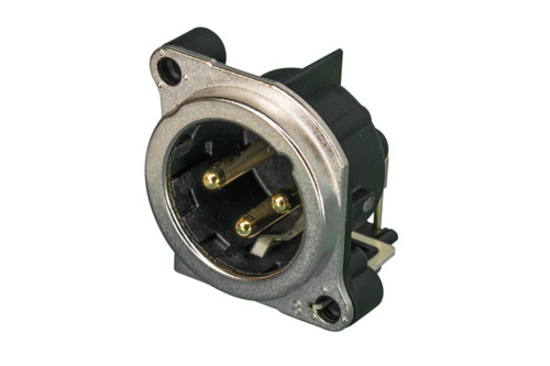 Neutrik NC3MBH-1 3 Pole Male XLR Receptacle