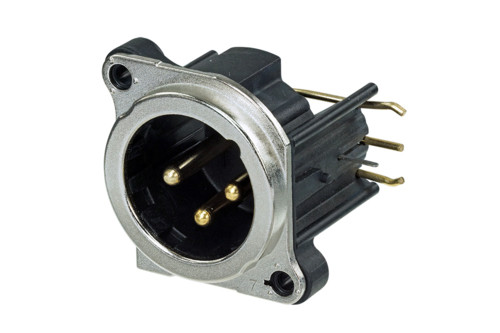 Neutrik NC3MBHR 3 Pole Male XLR Receptacle