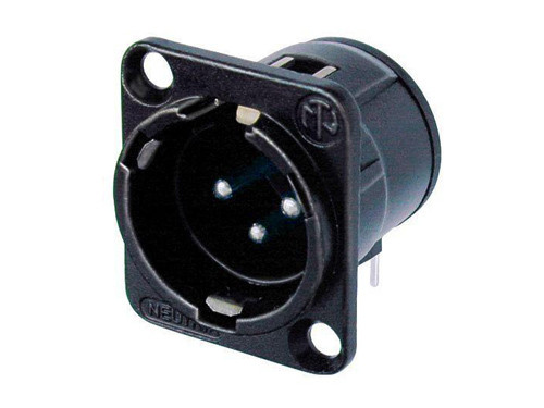 Neutrik NC3MD-H-BAG 3 Pole Male Receptacle