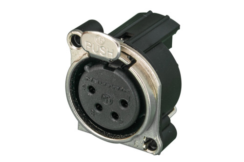 Neutrik NC4FBH 4 Pole Female XLR Receptacle